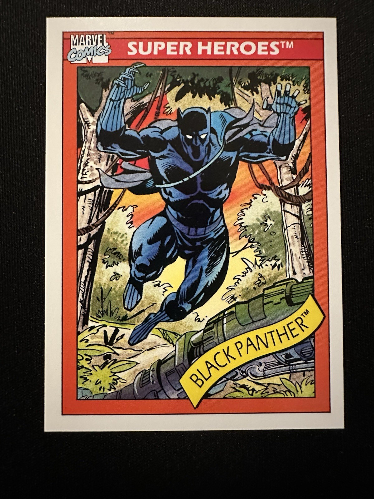 1990 Impel Marvel Universe Black Panther Super Heroes #20 Rookie SP / SSP 1990 Impel Marvel Universe Black Panther Super Heroes #20 Rookie SP / SSP