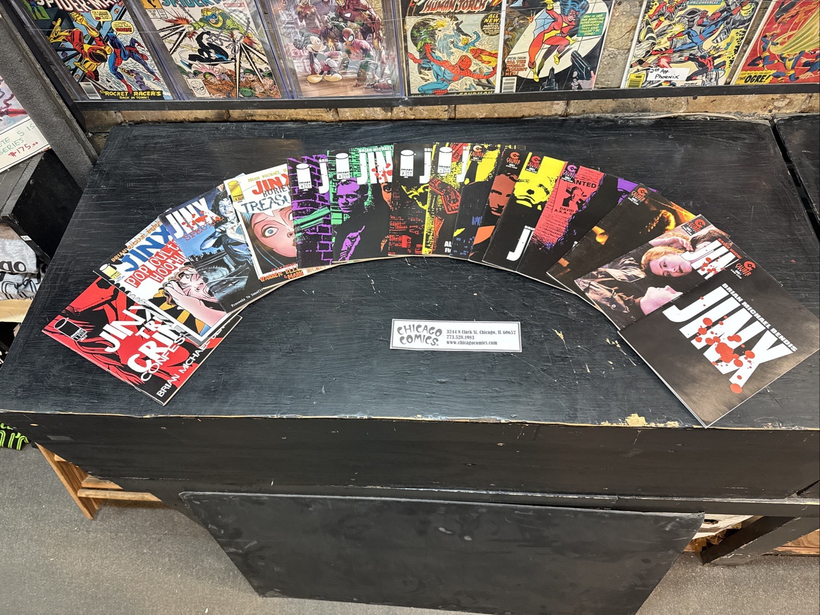 Huge Jinx Comic Book Lot Caliber series 1-7 Image 1-4 + 4 different specials