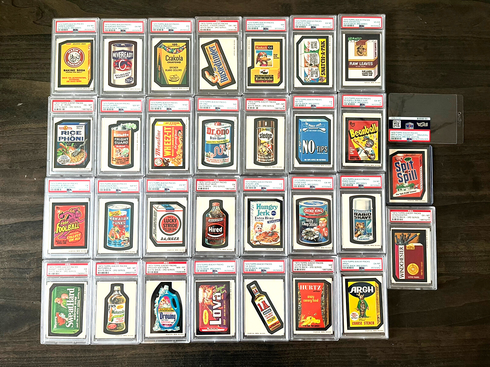 1973 Topps Wacky Packages 3rd Series 3 WHITE BACK PSA Set RARE *UPDATED 3/18/25* 1973 Topps Wacky Packages 3rd Series 3 WHITE BACK PSA Set RARE *UPDATED 3/18/25*