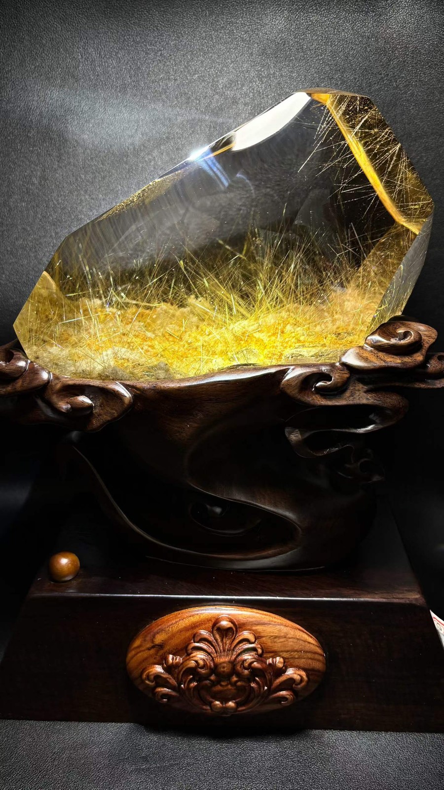16.6lb BEST TOP Natural Rutilated Quartz Crystal Specimen Reiki Decor + stand 16.6lb BEST TOP Natural Rutilated Quartz Crystal Specimen Reiki Decor + stand