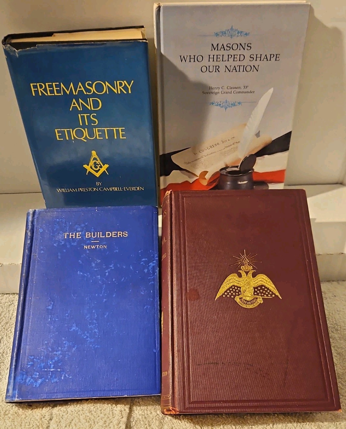4 Masonic Books BUILDERS, MORALS & DOGMA, FREEMASONRY AND ITS ETIQUETTE 4 Masonic Books BUILDERS, MORALS & DOGMA, FREEMASONRY AND ITS ETIQUETTE