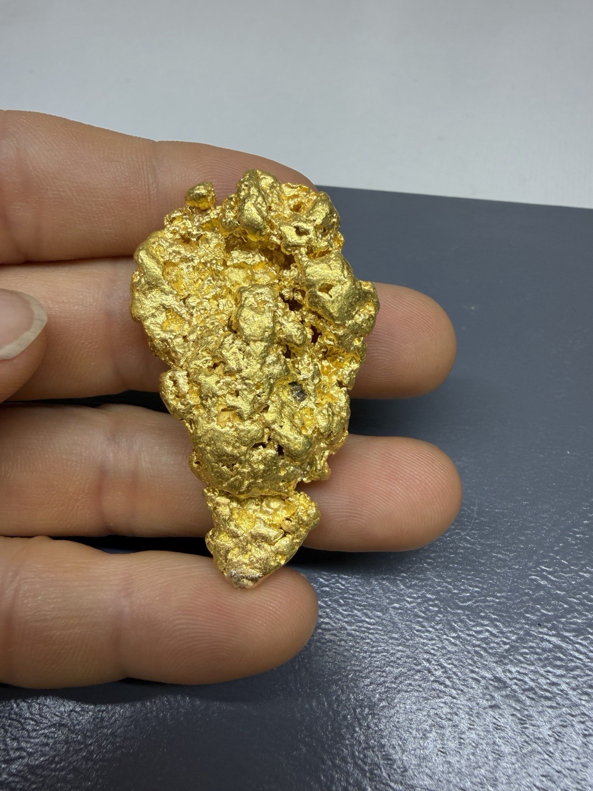 RARE 58.4g Large Gold Nugget - Northern California - Authentic Placer Gold 24k