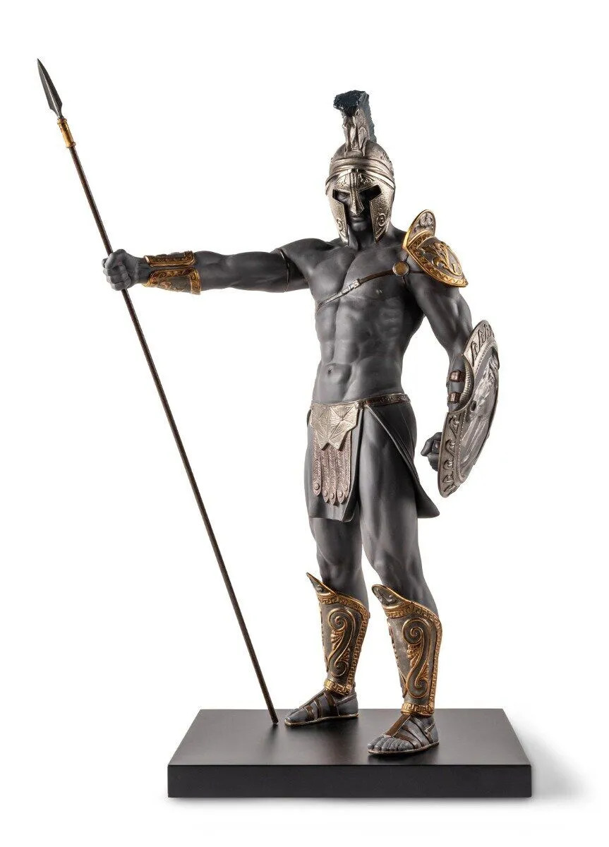 NEW LLADRO SPARTAN SCULPTURE #9695 BRAND NIB X-LARGE GREEK EMPIRE SAVE$$ F/SH