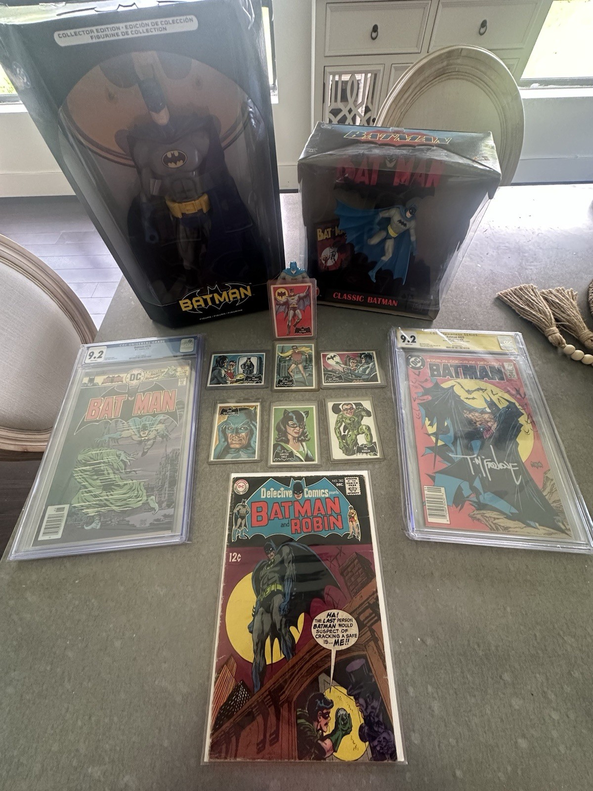 Absolute Batman Rad Bundle. Batman Rookie Card 1966 Batman 423 Signed Newstand  