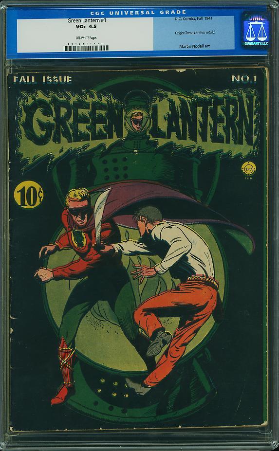 Green Lantern #1 CGC 4.5 DC 1941🔥RARE Golden Age Key🔥JLA Movie C12 131 cm Green Lantern #1 CGC 4.5 DC 1941🔥RARE Golden Age Key🔥JLA Movie C12 131 cm
