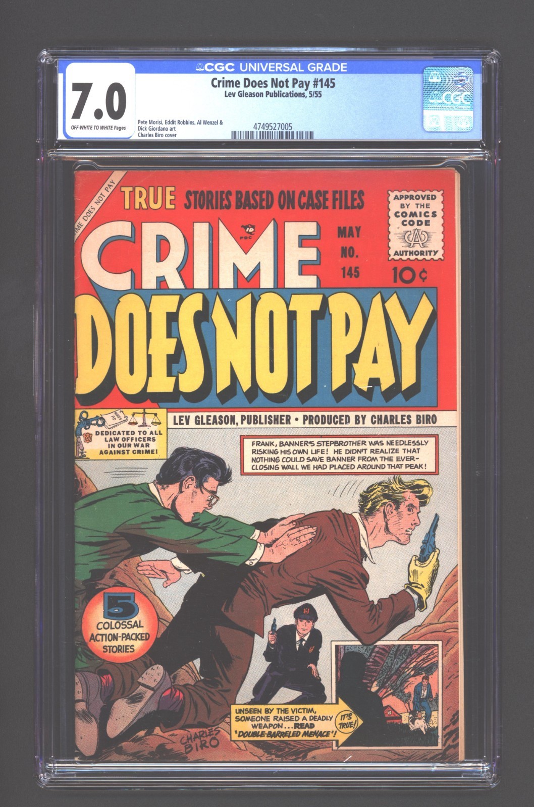 Crime Does Not Pay 145 CGC 7.0 ONLY GRADED COPY Crime Does Not Pay 145 CGC 7.0 ONLY GRADED COPY