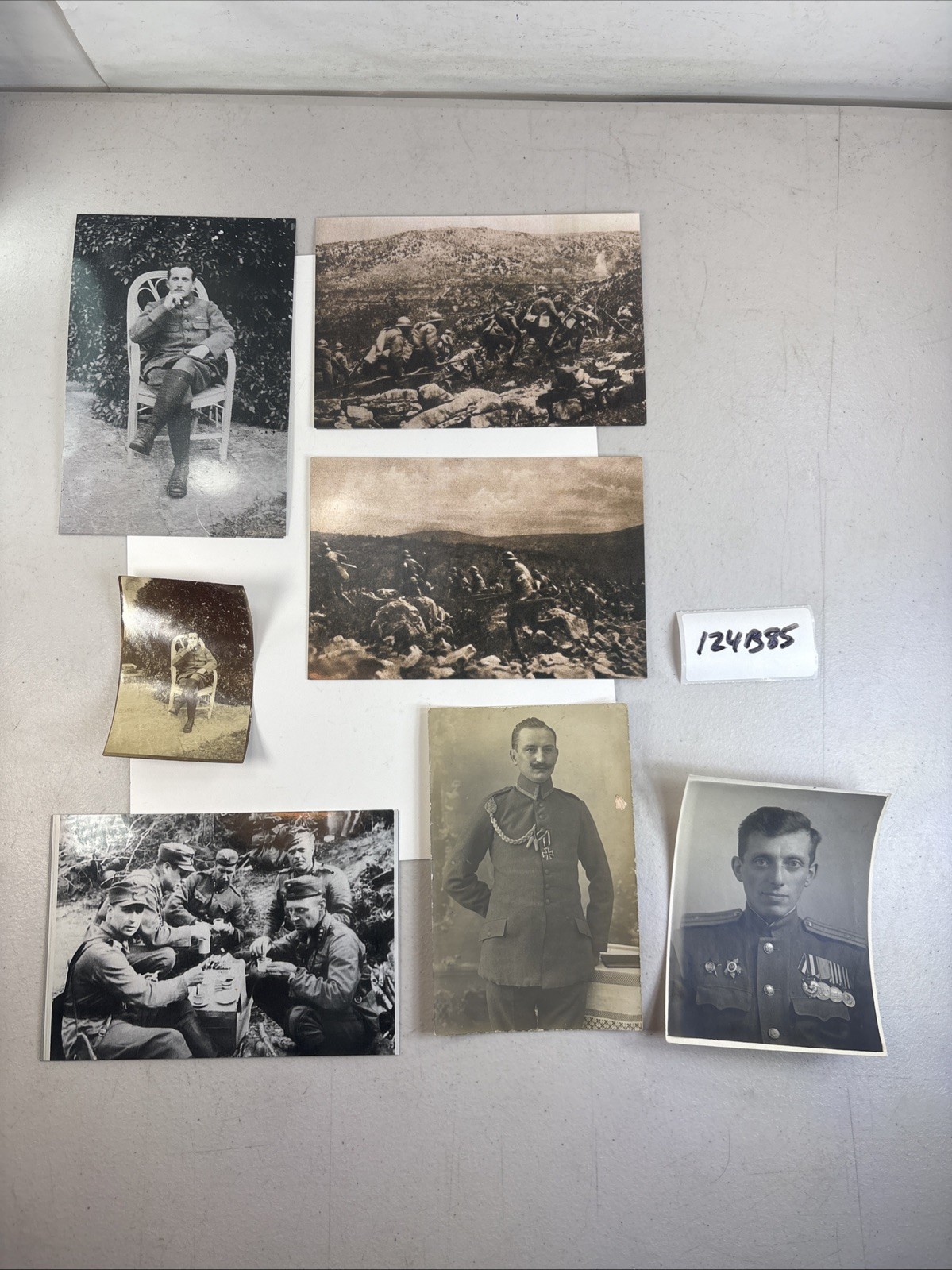 WW1/WW2 Photo Lot RPPC Finnish German Italian Russian Trench Postcard 124B85 WW1/WW2 Photo Lot RPPC Finnish German Italian Russian Trench Postcard 124B85