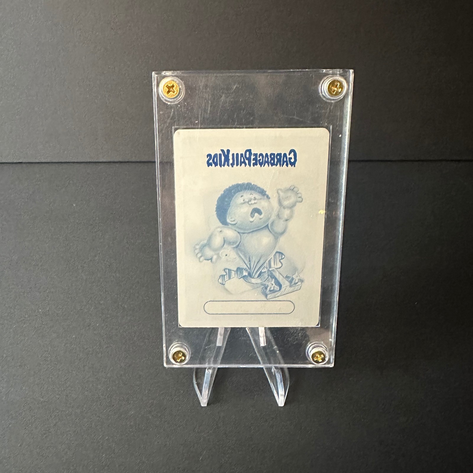 GARBAGE PAIL KIDS CHROME 2 CYAN PRINTING PLATE GARBAGE PAIL KIDS CHROME 2 CYAN PRINTING PLATE