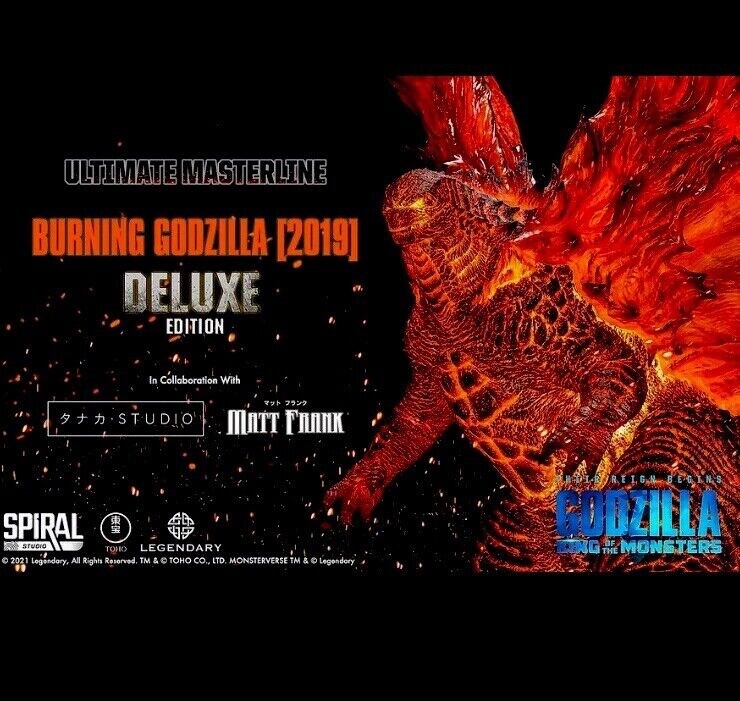 Spiral Studio 2019 Burning GODZILLA (Deluxe Edition) Light Up Feature NEW MISB Spiral Studio 2019 Burning GODZILLA (Deluxe Edition) Light Up Feature NEW MISB