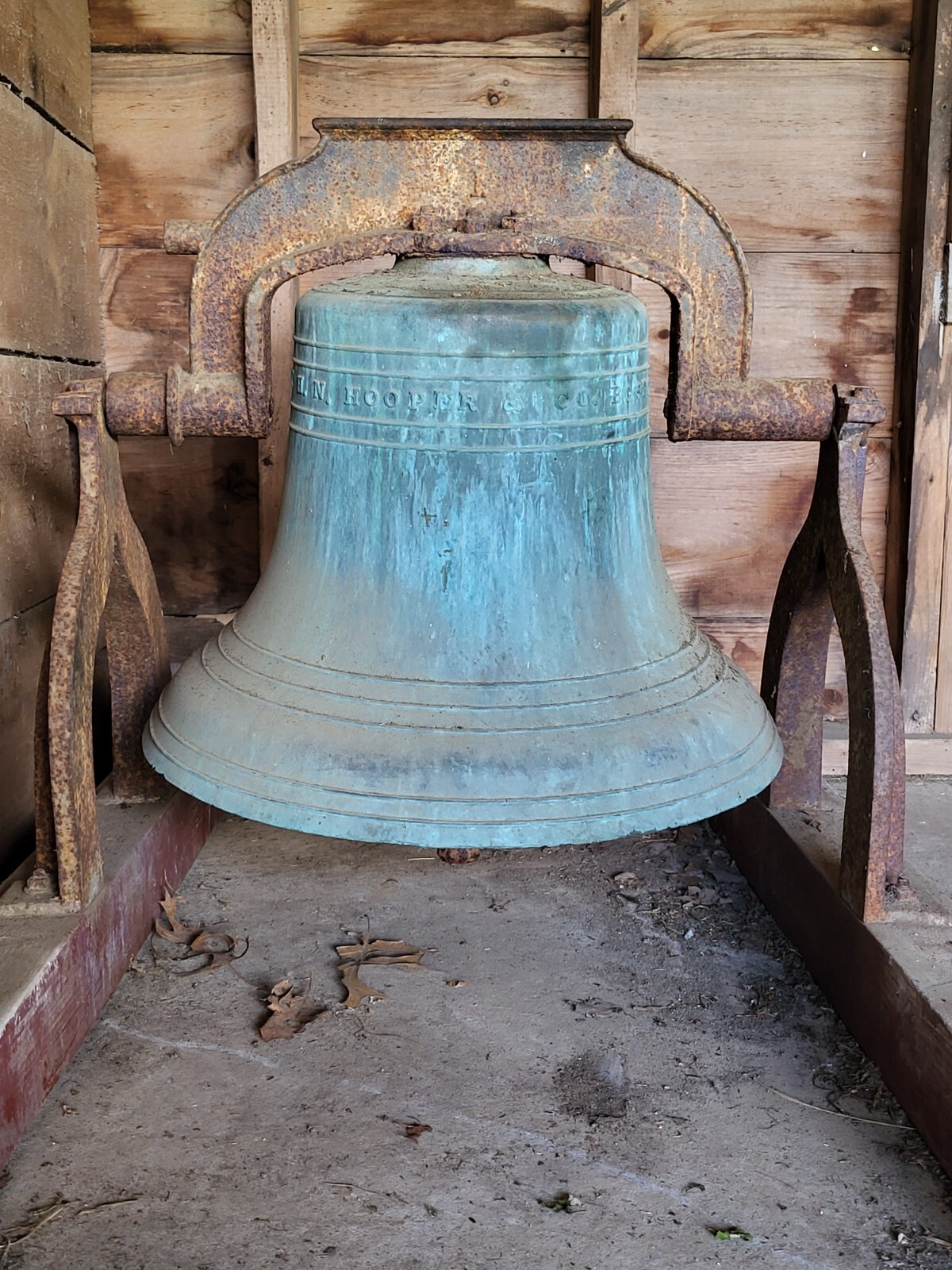 RARE HOOPER CHURCH BELL in Bronze dated 1868