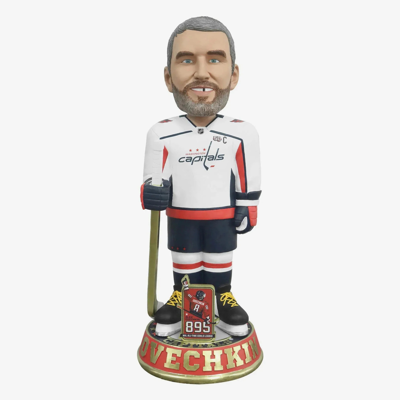 Alex Ovechkin Washington Capitals All Time Goals Leader 3 Foot 3 Foot Bobblehead Alex Ovechkin Washington Capitals All Time Goals Leader 3 Foot 3 Foot Bobblehead