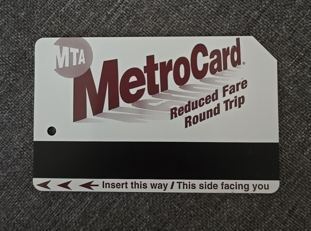 NYC MTA Metro Card (Reduced Fare)- Collectors Item (No Monetary Value)