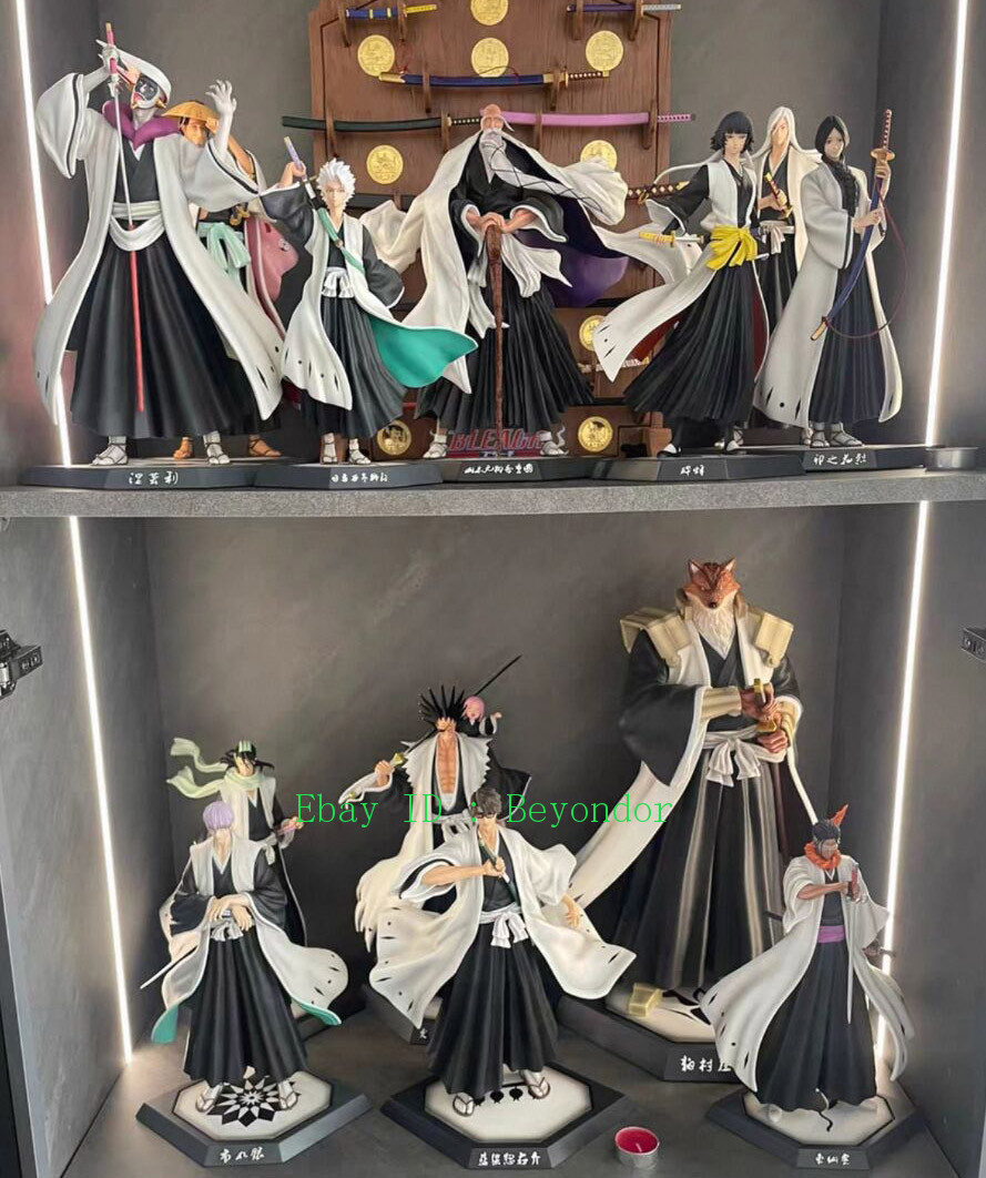 Gotei 13 Captains Resin Verve Studio Statue Model 13pc Figures Gotei 13 Captains Resin Verve Studio Statue Model 13pc Figures