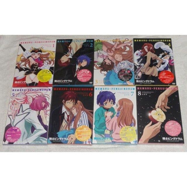 Mawaru Penguindrum DVD Set Complete Collection All 8 Volumes Region Free Mawaru Penguindrum DVD Set Complete Collection All 8 Volumes Region Free
