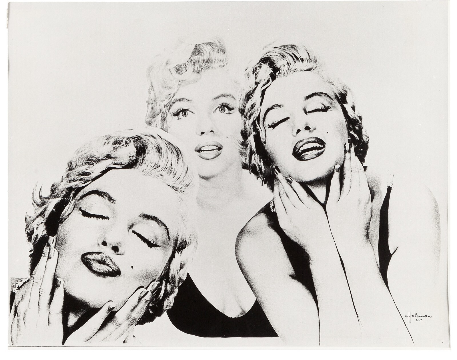 Philippe Halsman Signed Stamped 1954 The True Marilyn Monroe Gelatin Silver Philippe Halsman Signed Stamped 1954 The True Marilyn Monroe Gelatin Silver
