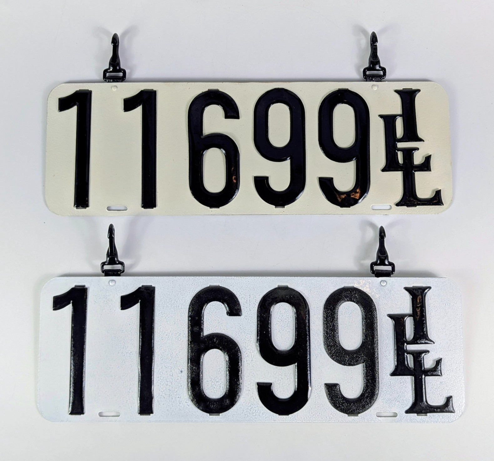 1908 1909 Illinois Prestate License Plate Pair Vintage Auto Tag Garage 11699 1908 1909 Illinois Prestate License Plate Pair Vintage Auto Tag Garage 11699