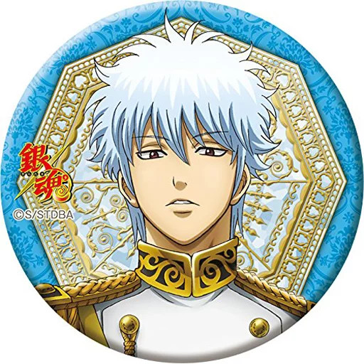 Gintama Badges SakatGinki Can Badge Galactic Samurai Legend Ver. 75mm Gintama Badges SakatGinki Can Badge Galactic Samurai Legend Ver. 75mm