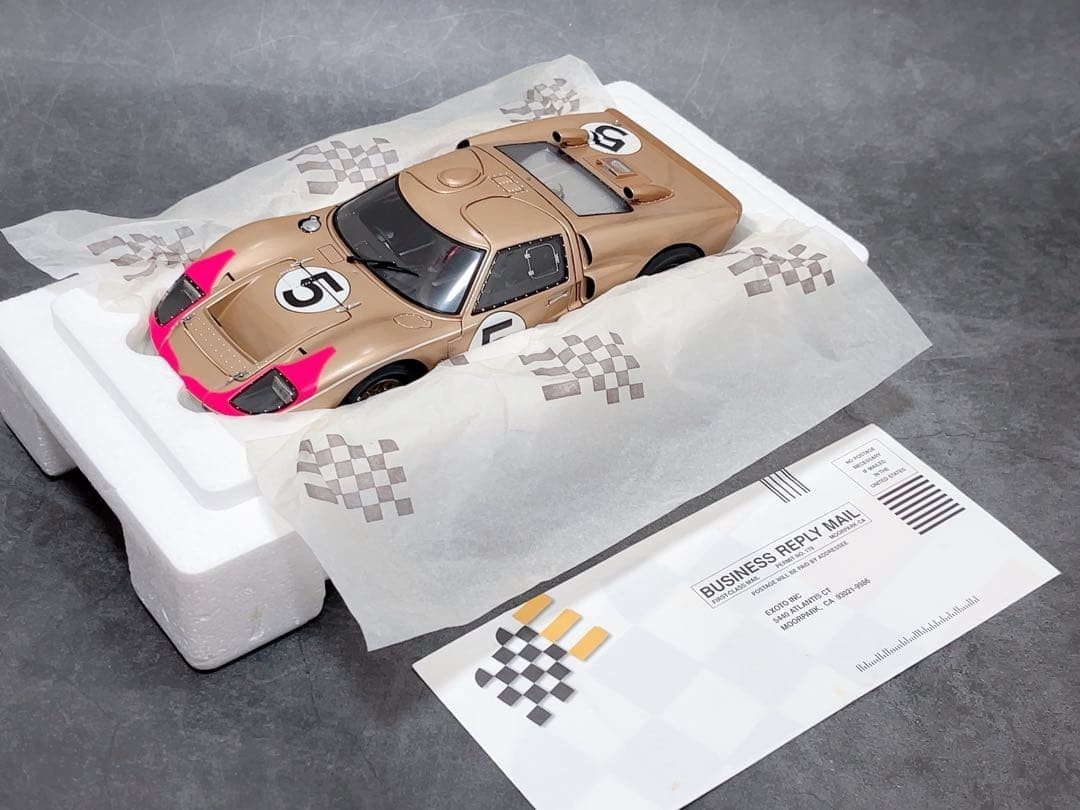 1/18 EXOTO KYOSHO FORD GT40 MK II 5 1966 LE MANS Brand New From Japan 1/18 EXOTO KYOSHO FORD GT40 MK II 5 1966 LE MANS Brand New From Japan