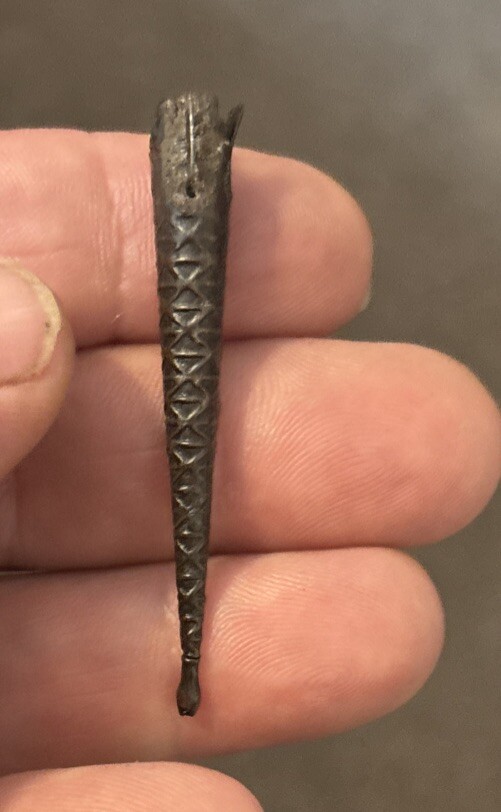 VERY RARE MEDIEVAL Needle Case 14th 15th 5.4cm