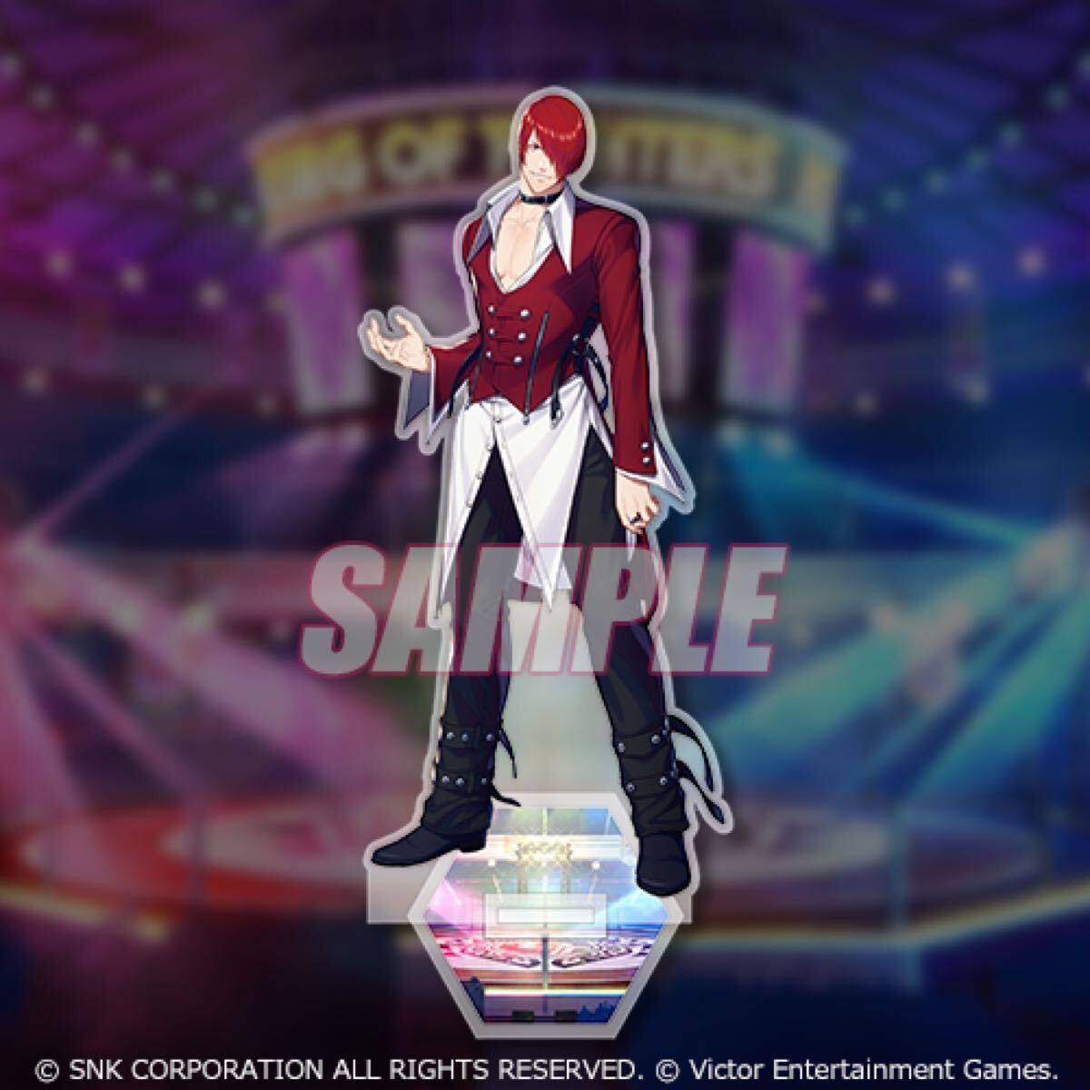 Lottery Drawing Hall KOFG C Prize Acrylic Stand Iori Yagami (KOF SNK THE KING OF