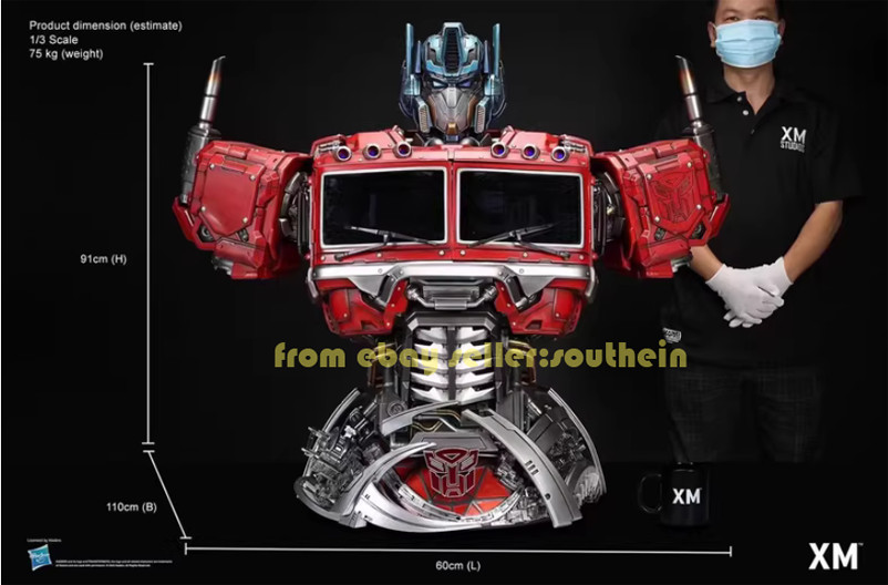 XM Transformers G1 1/3 Optimus Prime Bust Series Statues