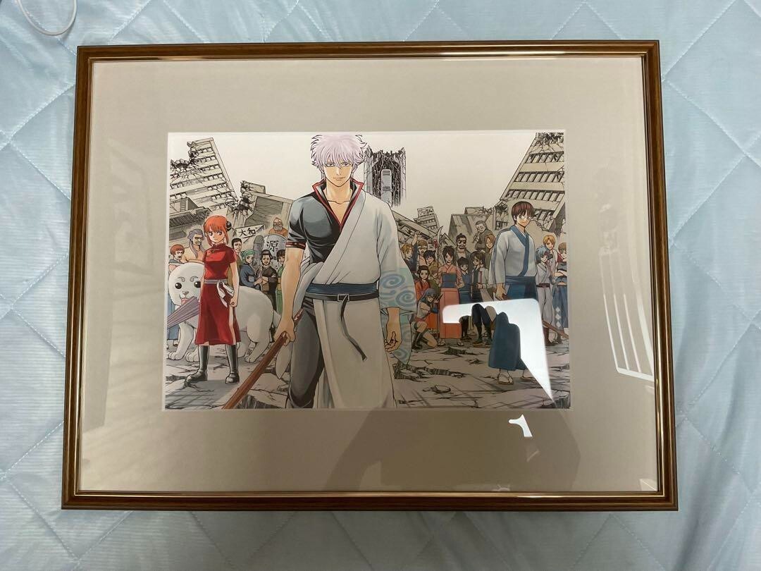 GIN TAMA Official Limited Manga Art Framed Paintings Reproduction HideakiSorachi