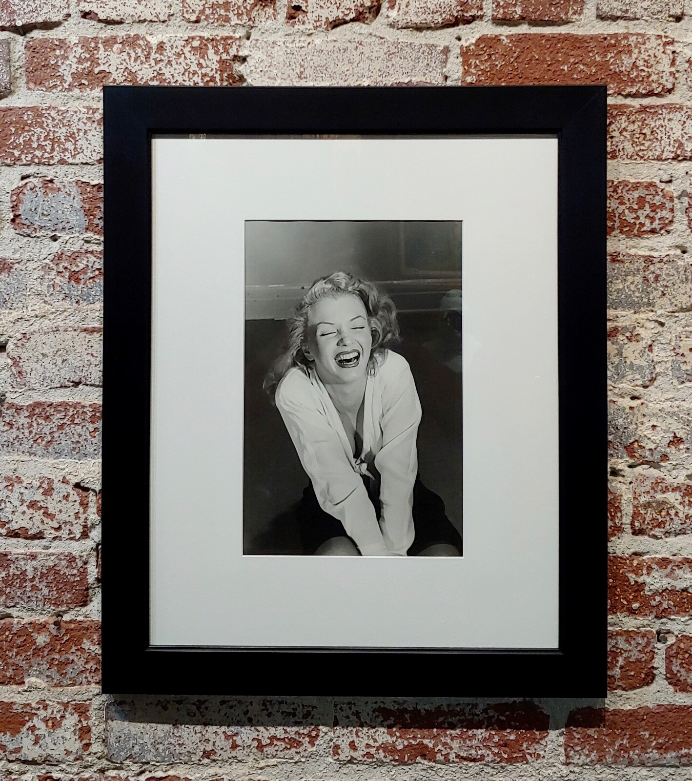 Philippe Halsman -Marilyn Monroe laughing-1949 Silver Gelatin photograph- Signed Philippe Halsman -Marilyn Monroe laughing-1949 Silver Gelatin photograph- Signed