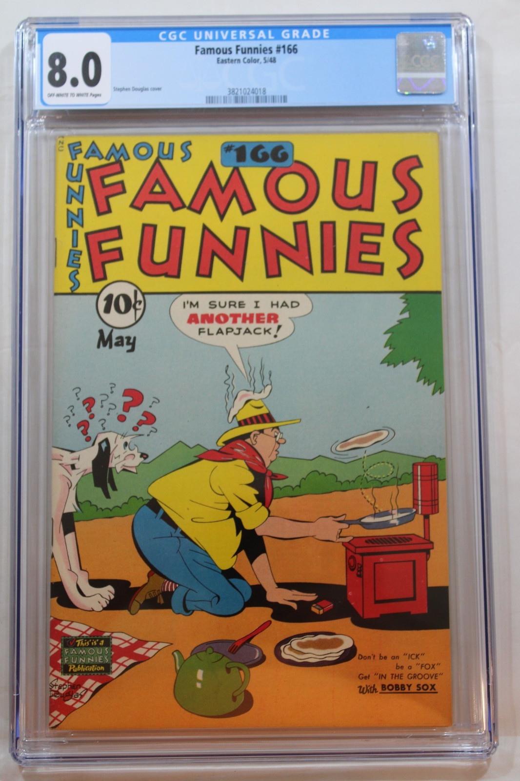 Famous Funnies #166 CGC Graded 8.0 OW/W pages Eastern Color 5/48 Very Low POP Famous Funnies #166 CGC Graded 8.0 OW/W pages Eastern Color 5/48 Very Low POP