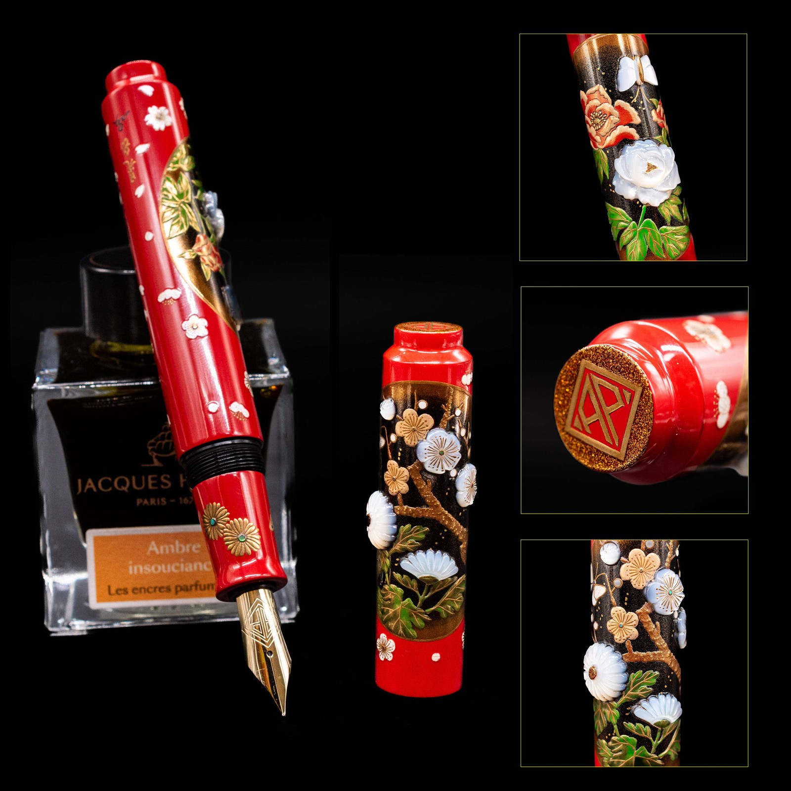 AP Limited Editions Writer Maki-e Fountain Pen - Garden of Renewal