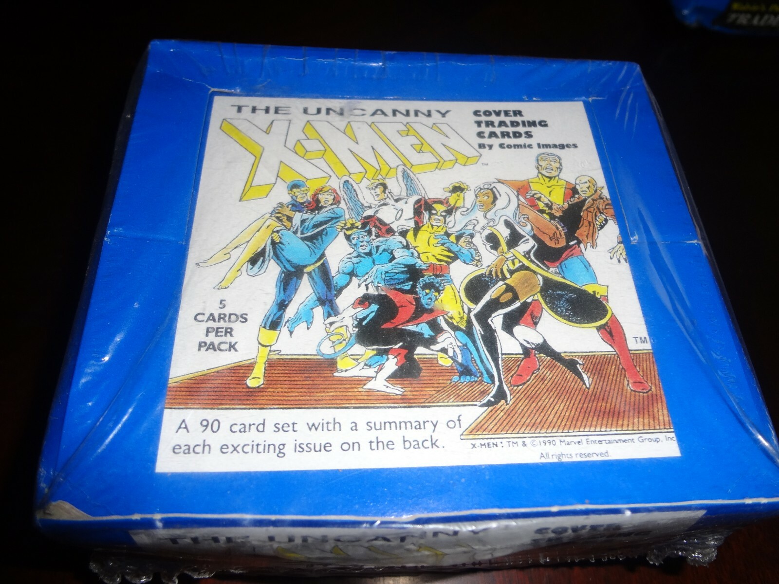 1990 Marvel X-Men Uncanny series I Factory Sealed Card Box Super Rare MINT