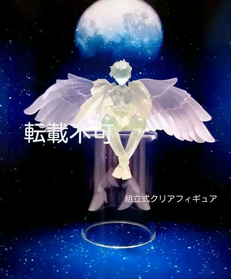 Kaworu Nagisa Figure Clear Resin Kit Eva Wonder Festival Maki Asai Kaiyodo JPN L