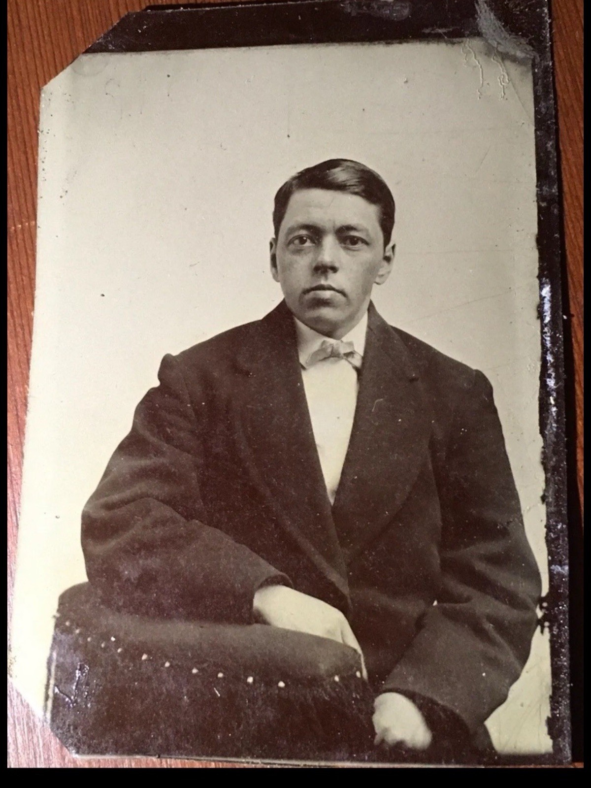Electric Park Novelty Early 20th Century Tintype Athletic Boy Destined TOP⚾️🏆
