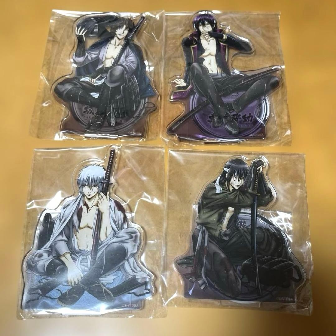 Gintama Acrylic Stand Set Jump Festa 2019 Official Characters 4pcs New Gintama Acrylic Stand Set Jump Festa 2019 Official Characters 4pcs New