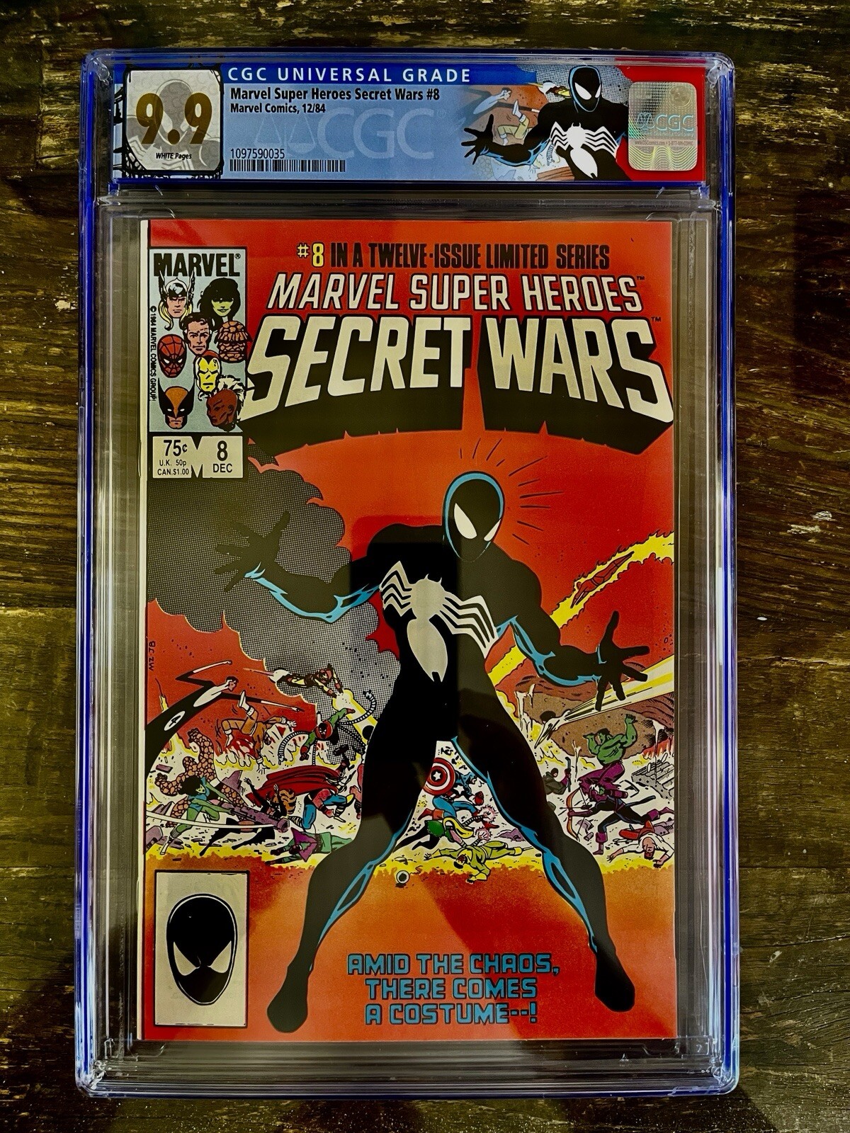 Graded Mint White Pages CGC 9.9 Marvel Secret Wars #8 CGC 9.9 - Custom Label Graded Mint White Pages CGC 9.9 Marvel Secret Wars #8 CGC 9.9 - Custom Label