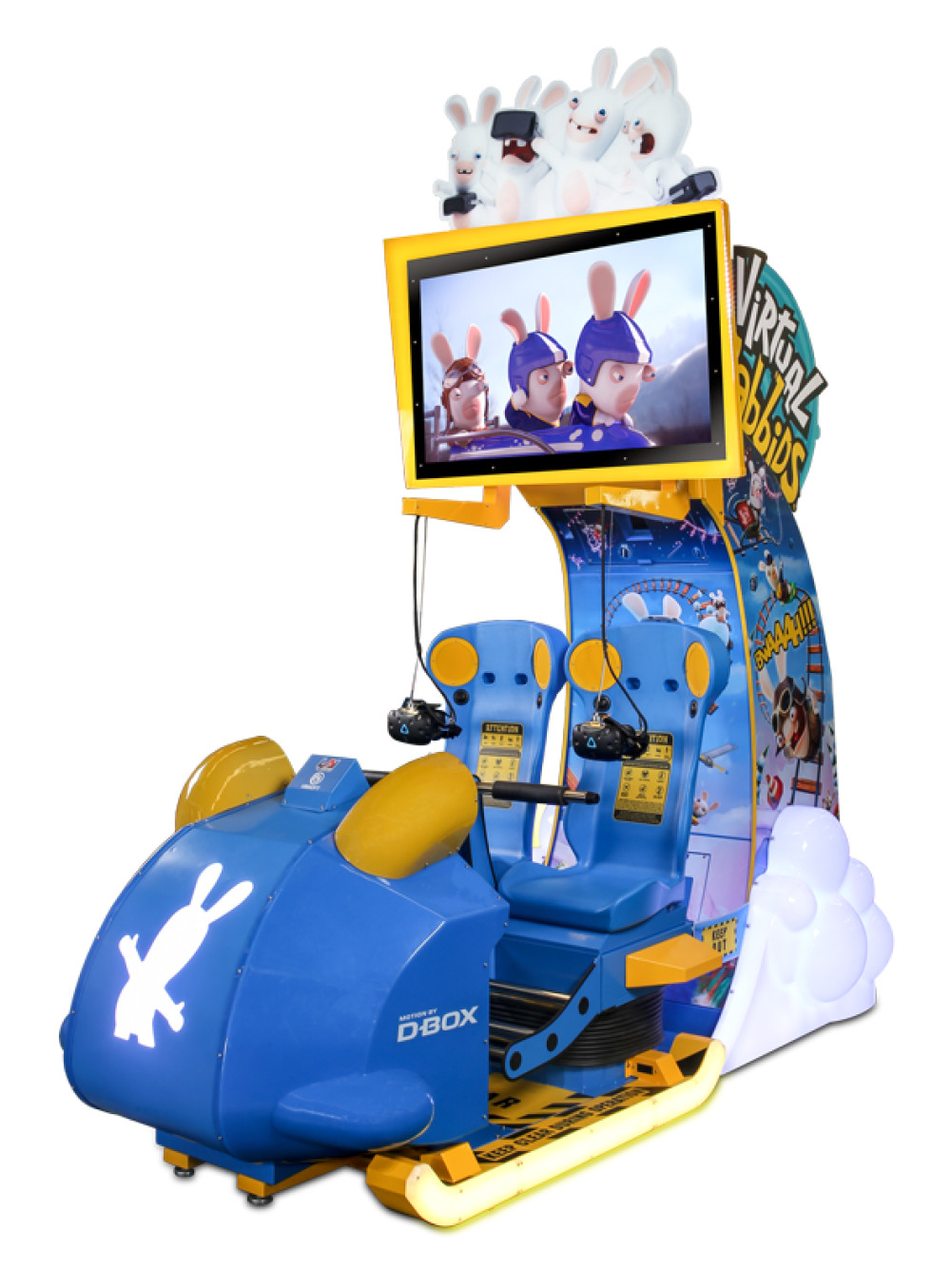 LAI Games Virtual Rabbids Big Ride VR Arcade Motion Ride Game & EXPANSION PACK
