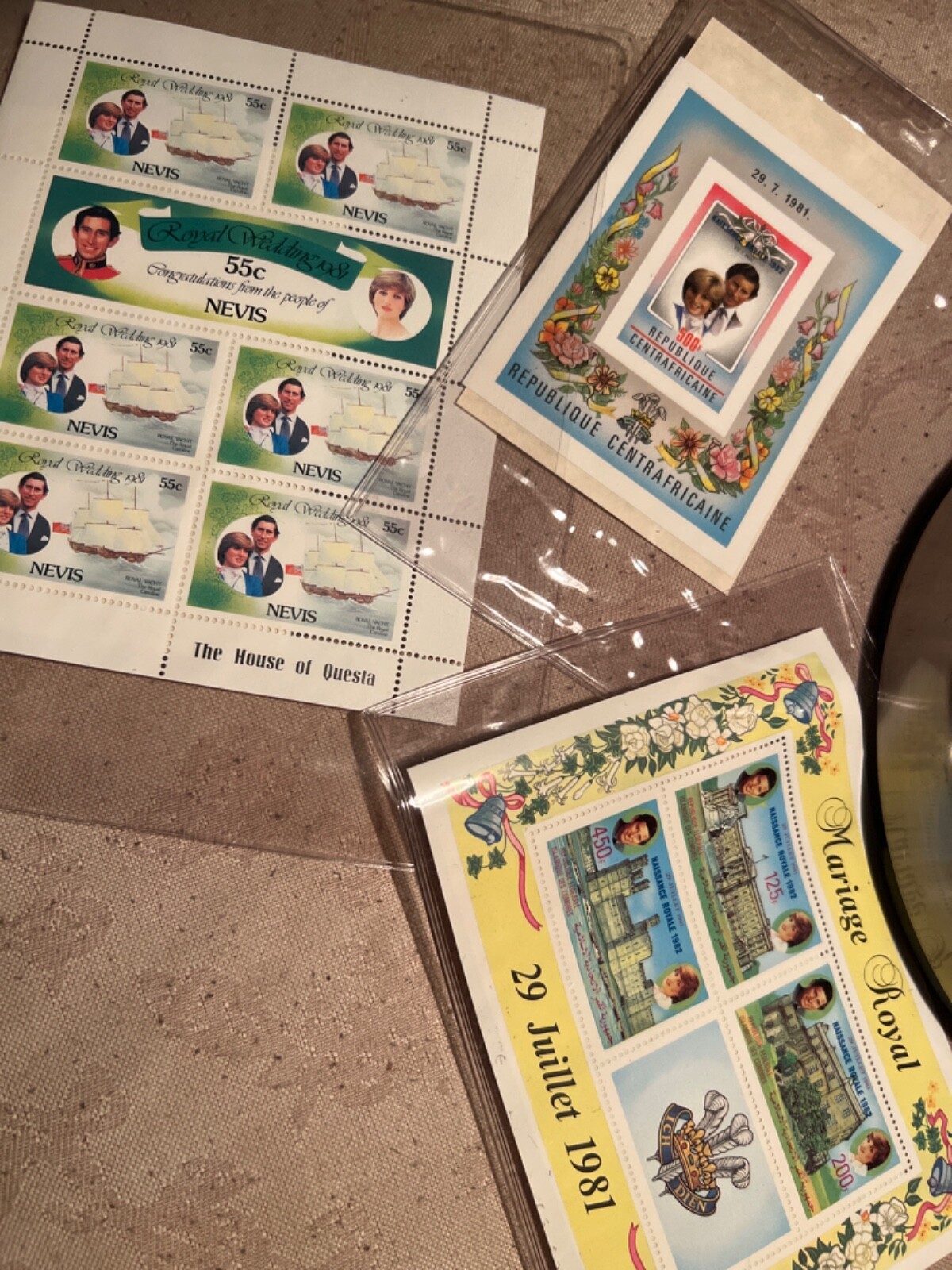 Rare Royal Wedding stamps with authenticity princess diana 55cents Rare Royal Wedding stamps with authenticity princess diana 55cents