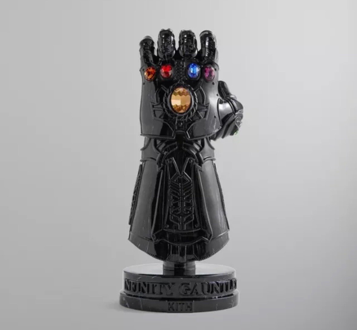 Kith x Marvel Infinity Gauntlet Sculpture Swarovski Crystals Limited Super Rare Kith x Marvel Infinity Gauntlet Sculpture Swarovski Crystals Limited Super Rare