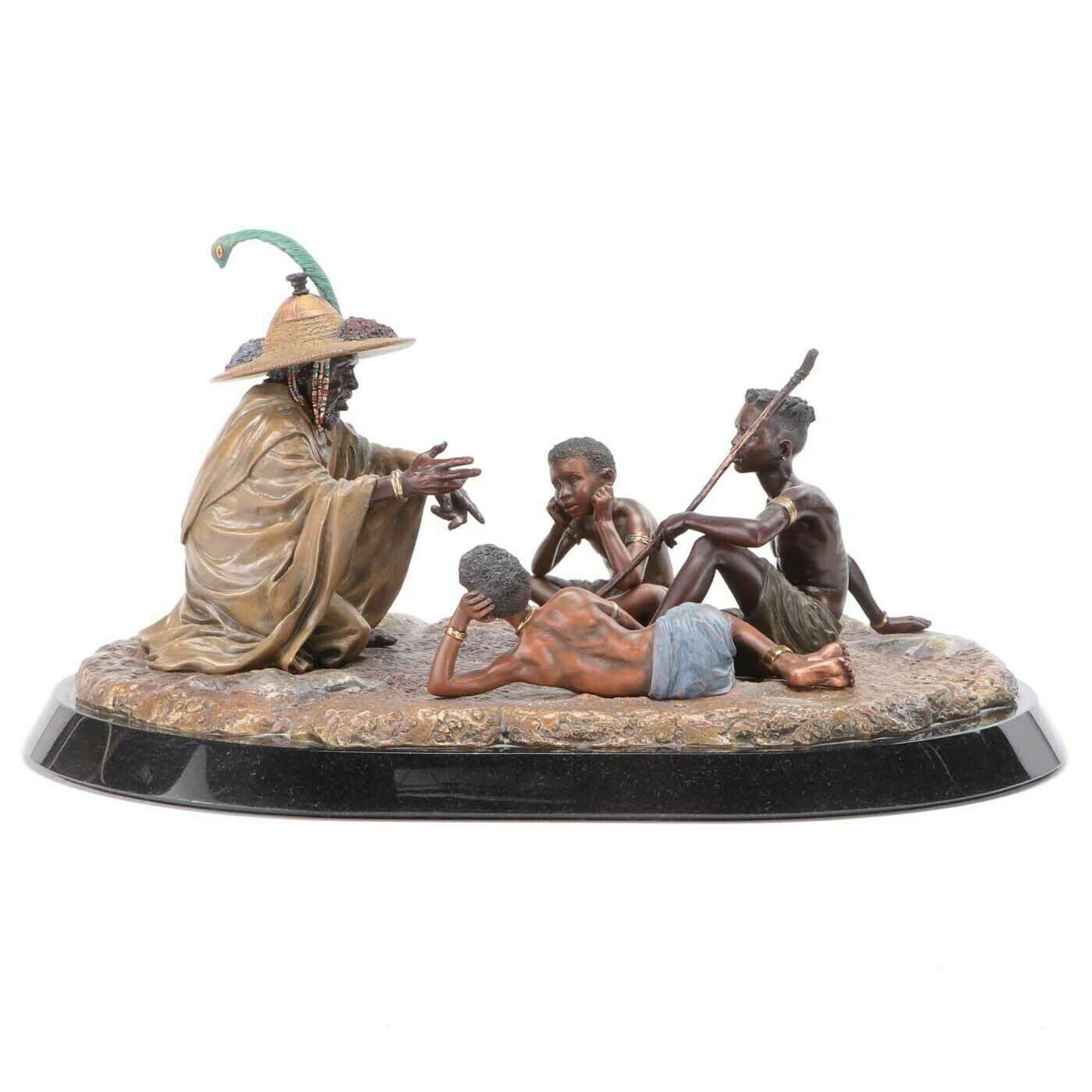 Thomas Blackshears Ebony Visions Bronze Storyteller Ed 35/50 GP $4999 no COA Thomas Blackshears Ebony Visions Bronze Storyteller Ed 35/50 GP $4999 no COA