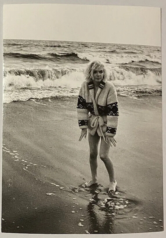 1962 Marilyn Monroe Original photograph by George Barris Triple Stamped Beach