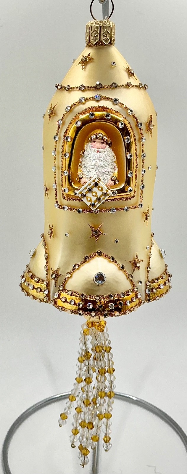 Patricia Breen 2018 Elon Rocket Santa Christmas Gold #3850 7.48 Patricia Breen 2018 Elon Rocket Santa Christmas Gold #3850 7.48