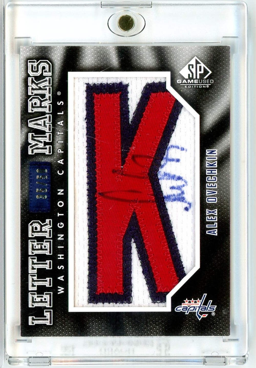 2010 SP Game Used Alexander Alex Ovechkin #LM-AO /50 Relic Autograph Auto Hockey 2010 SP Game Used Alexander Alex Ovechkin #LM-AO /50 Relic Autograph Auto Hockey