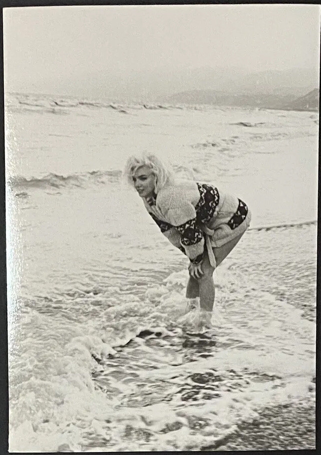 1962 Marilyn Monroe Original photograph by George Barris Triple Stamped Beach