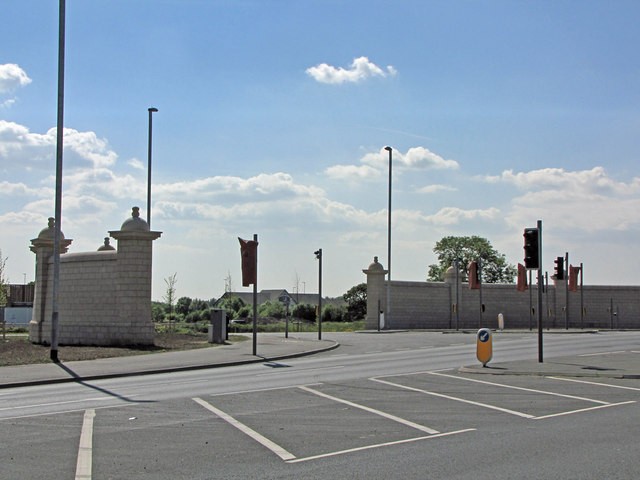 Photo A2 A Grand Entrance Grange\/SD5731 A rather palatial looking gatew c2013
