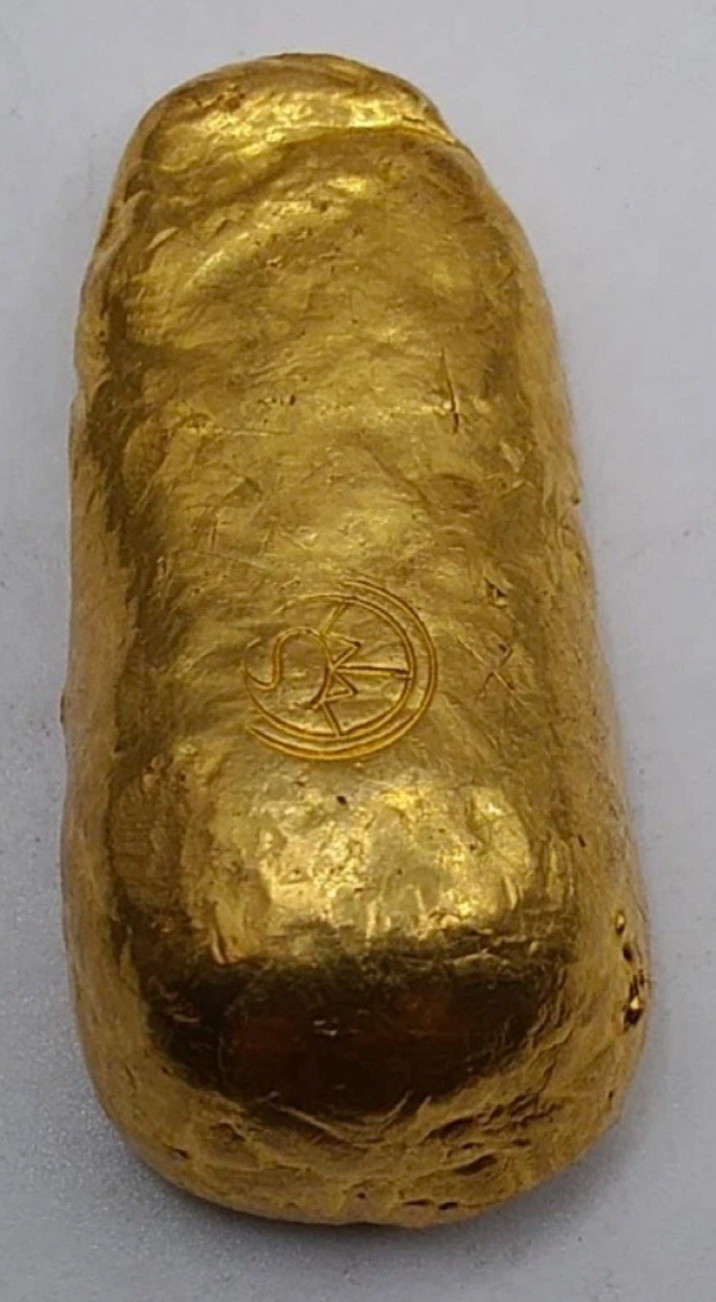 (1971) Tombstone AZ Pure Gold From State Of Maine 1st Pour 3rd Level 2.65 Oz's (1971) Tombstone AZ Pure Gold From State Of Maine 1st Pour 3rd Level 2.65 Oz's