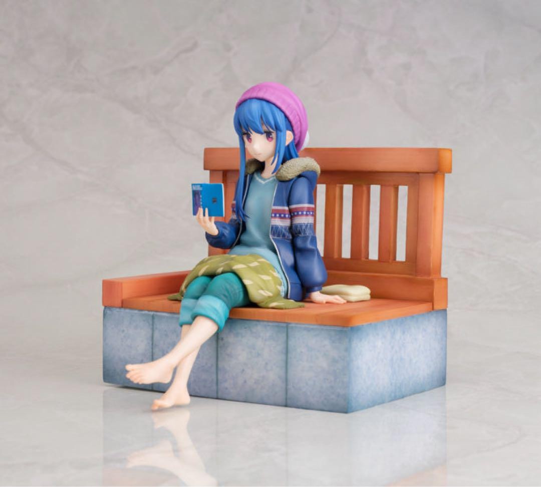 Laid-Back Yurucamp Shima Rin Foot Bath Reading 1/7 Figure WonderfulWorks PVC ABS
