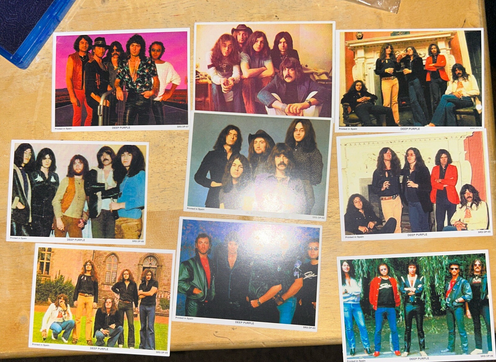 1980's HTF Pop Rock Deep Purple 25 Different Spain Trading Card Set Shelf 1980's HTF Pop Rock Deep Purple 25 Different Spain Trading Card Set Shelf