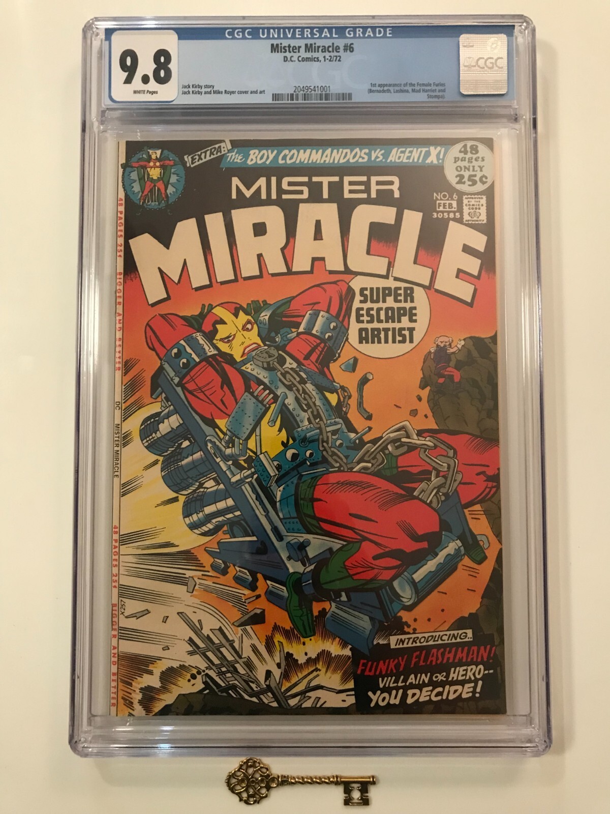 Mister Miracle #6 CGC 9.8 White Pages 1st appearance of Female Furies Mister Miracle #6 CGC 9.8 White Pages 1st appearance of Female Furies