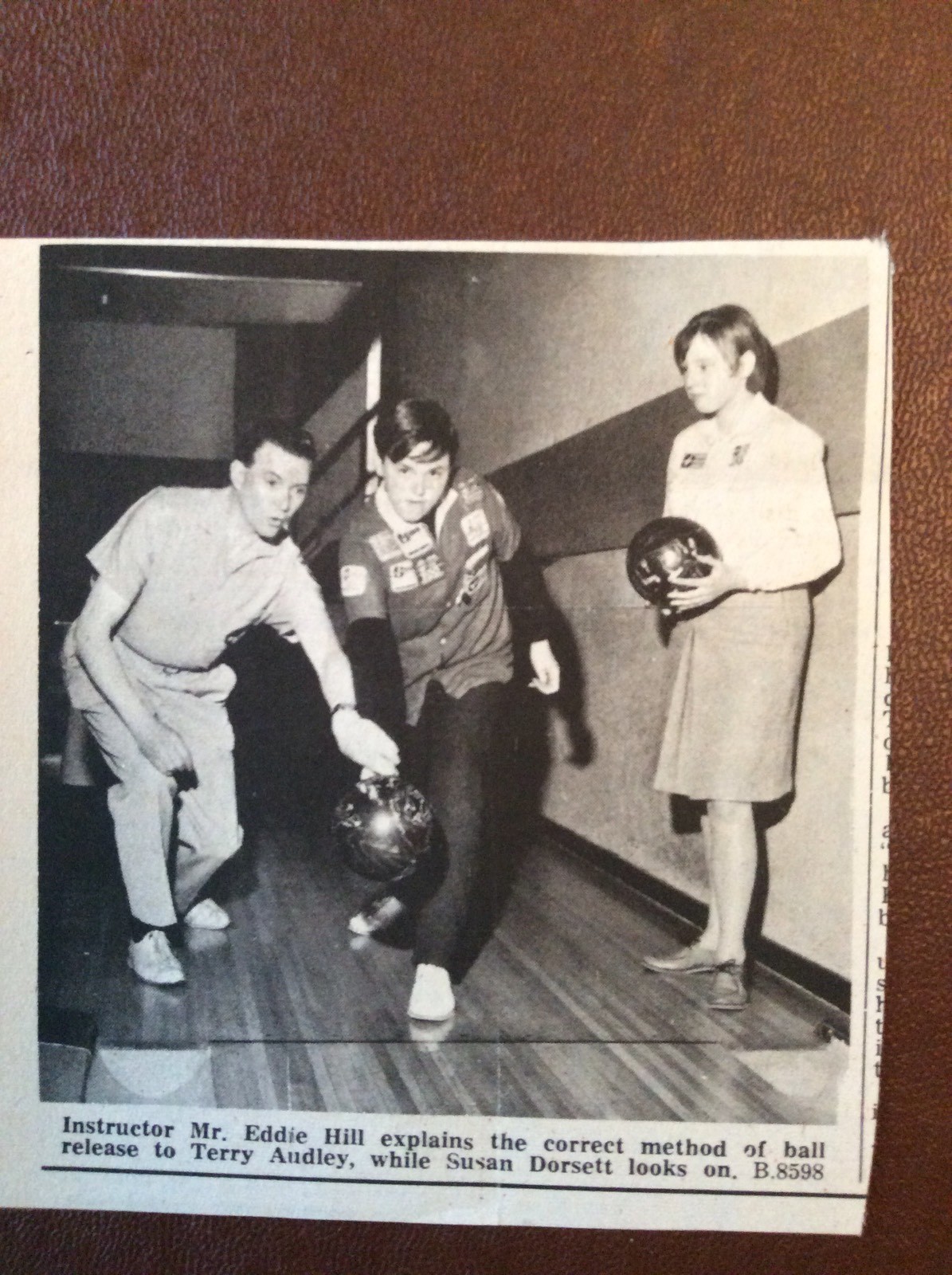 M62-3 Ephemera 1966 Picture Thanet Bowling Eddie Hill Terry Audley Susan Dorsett M62-3 Ephemera 1966 Picture Thanet Bowling Eddie Hill Terry Audley Susan Dorsett