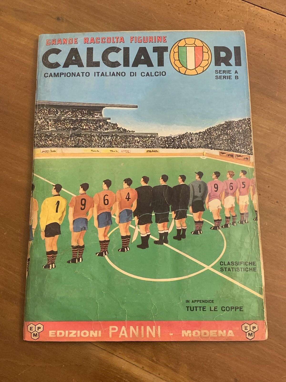 PANINI FOOTBALLERS ALBUM 1964-65 1964 1965 COMPLETE ORIGINAL PANINI FOOTBALLERS ALBUM 1964-65 1964 1965 COMPLETE ORIGINAL
