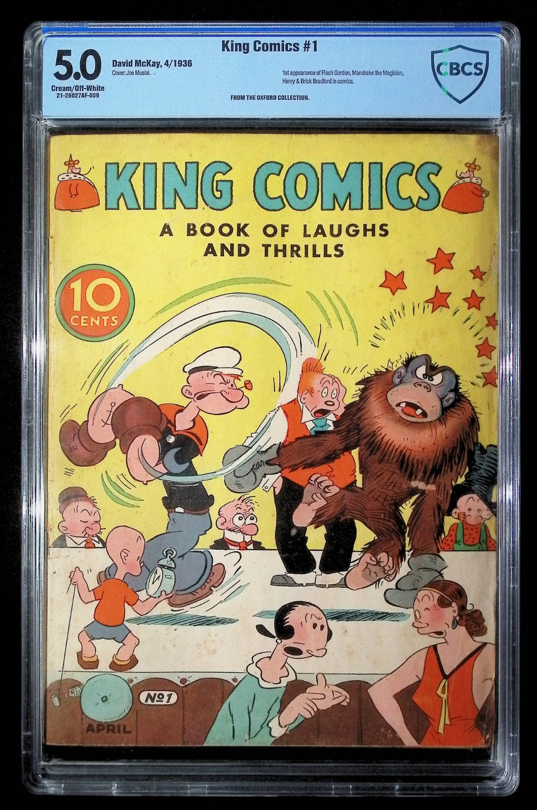 King Comics (1936) 1 CBCS 5.0 Pedigree - Oxford Collection King Comics (1936) 1 CBCS 5.0 Pedigree - Oxford Collection